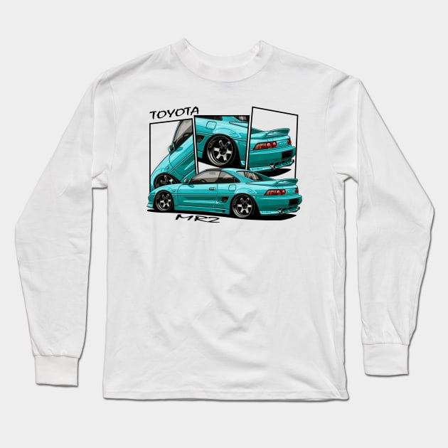 Toyota MR2, JDM Car Long Sleeve T-Shirt by T-JD